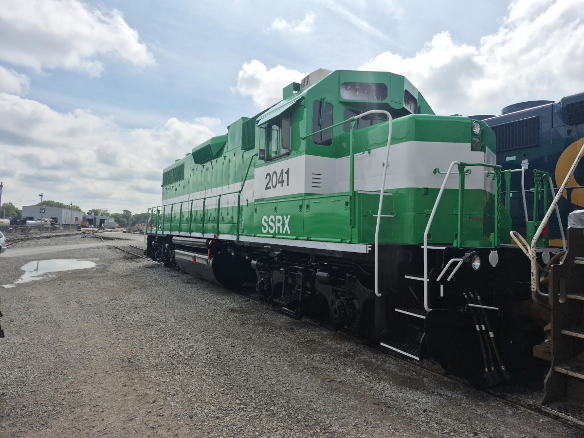 GP38-2 - Unit # 2041 transformed and now part of our lease fleet!
